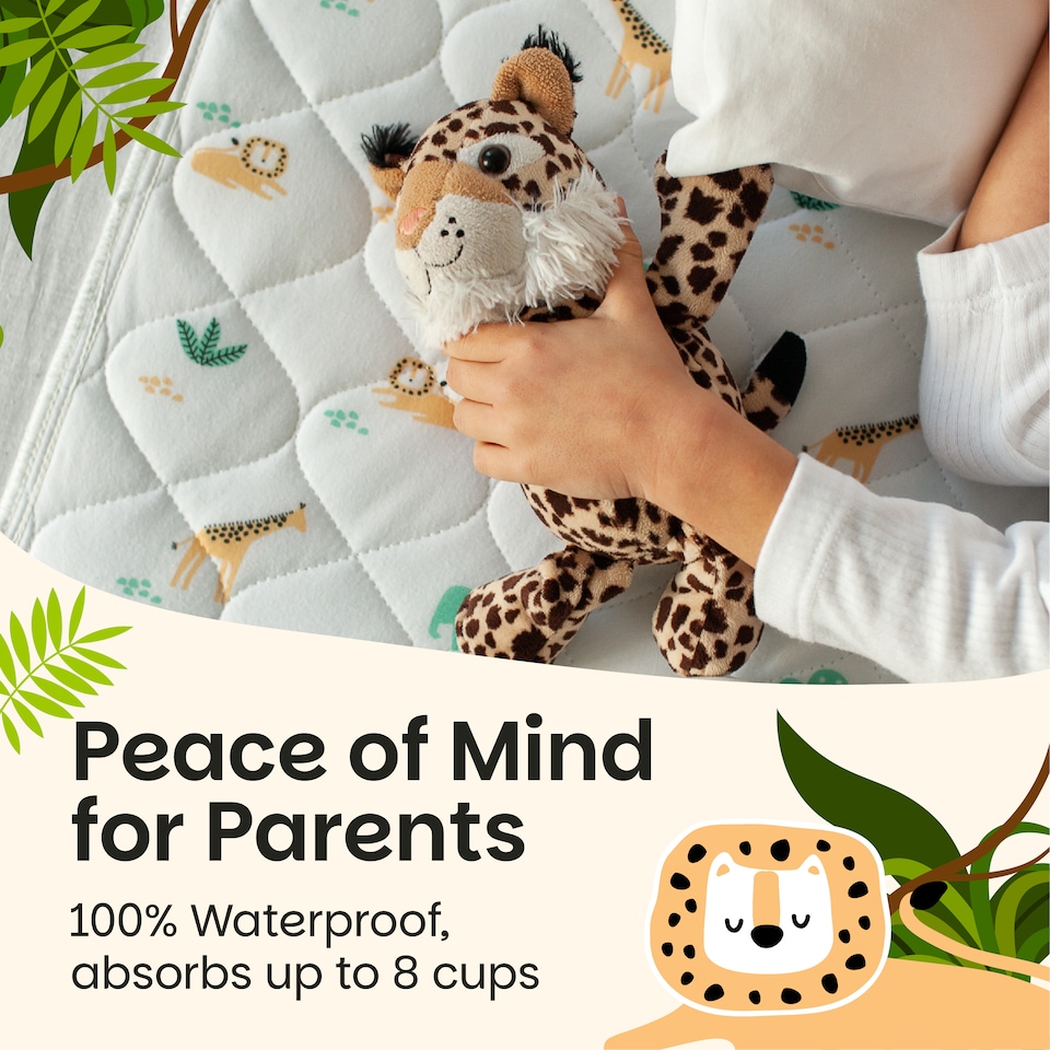 image 1 of Lynmark® Toddler Potty Training Bed Pads, Absorbs Up to 1200ml, 90x85cm Explorer | White | Explorer | Single | 1