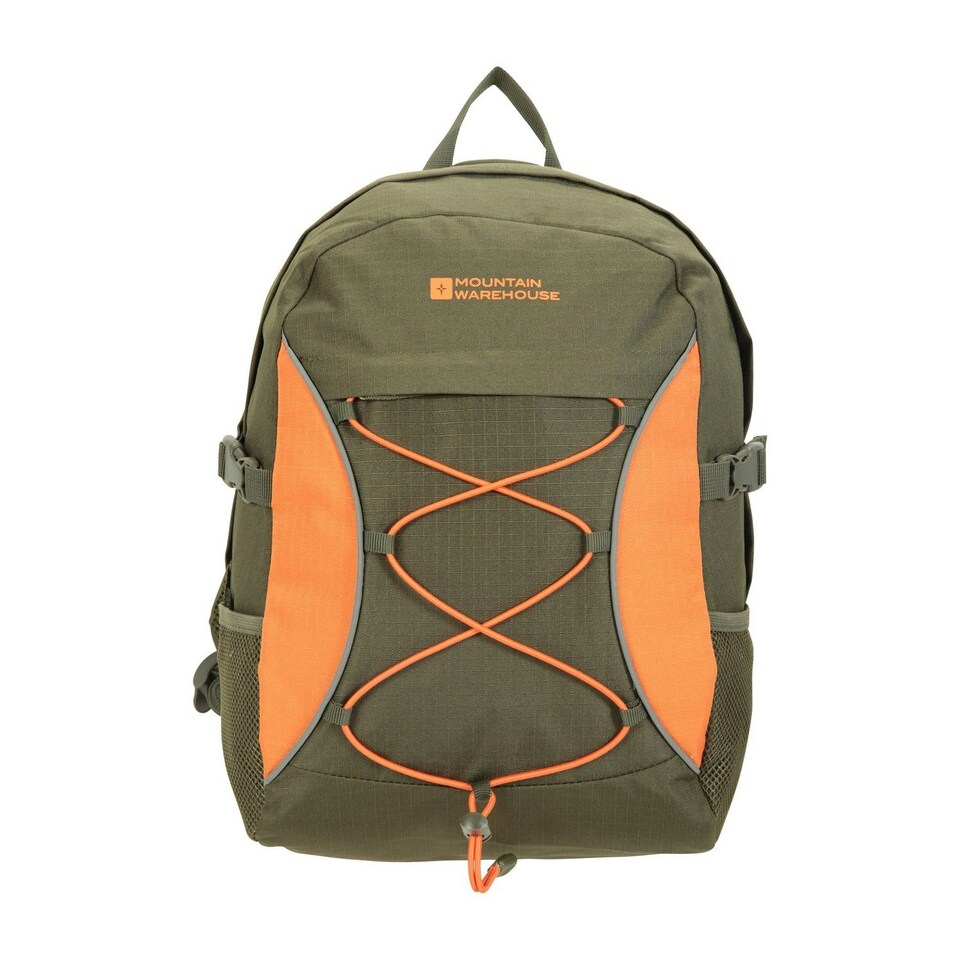 Mountain Warehouse Bolt 18L Backpack - Khaki/Orange - One Size