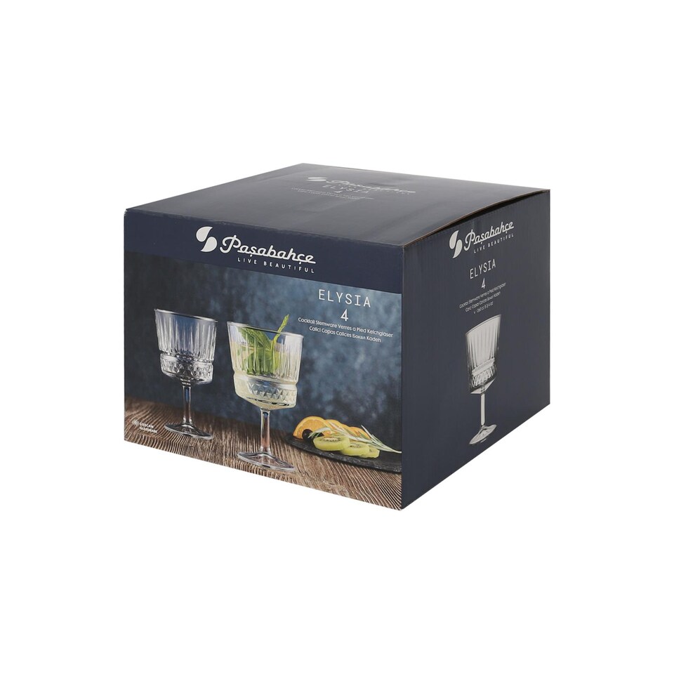 image 1 of Pasabache Elysia Cocktail Glasses - 260ml - Pack of 4