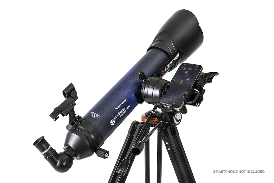 image 1 of Royal Observatory Greenwich Celestron StarSense Explorer DX 100AZ Smartphone App-Enabled Refractor Telescope
