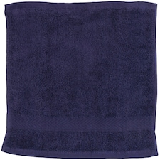 Towel City Luxury Range 550 GSM - Face Cloth / Towel (30 X 30 CM) - Navy - One Size