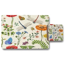 Flowers & Insects (Placemat & Coaster Set)