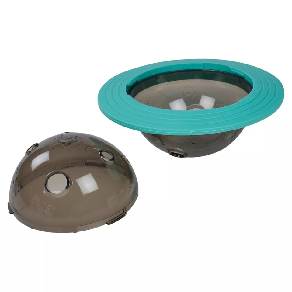image 1 of Small Pets Cat Treat Dispensing Tumbler Ball Interactive Slow Feeder Play Toy