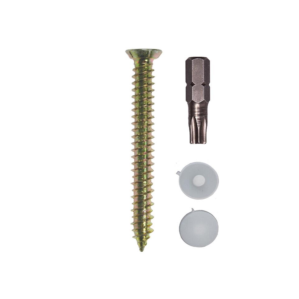 Jcp Fixings Concrete Screws 7.5 x 80mm FJCS75080 Box of 100 | Gold
