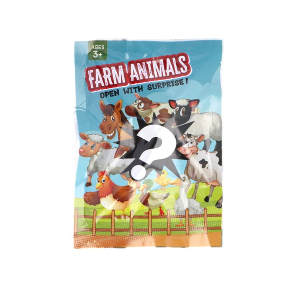 image 1 of Farm Animal Toy Blind Surprise Bags - Pack of 24