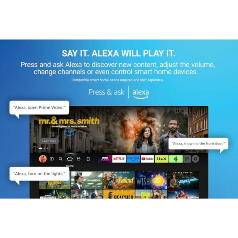 image 1 of Finlux 24" Inch HD Ready HDR Smart Fire TV 720p With Freeview Play - 24MH24F