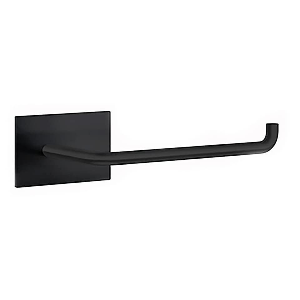 image 1 of BESLAGSBODEN Black Self Adhesive Bathroom Toilet Roll Holder
