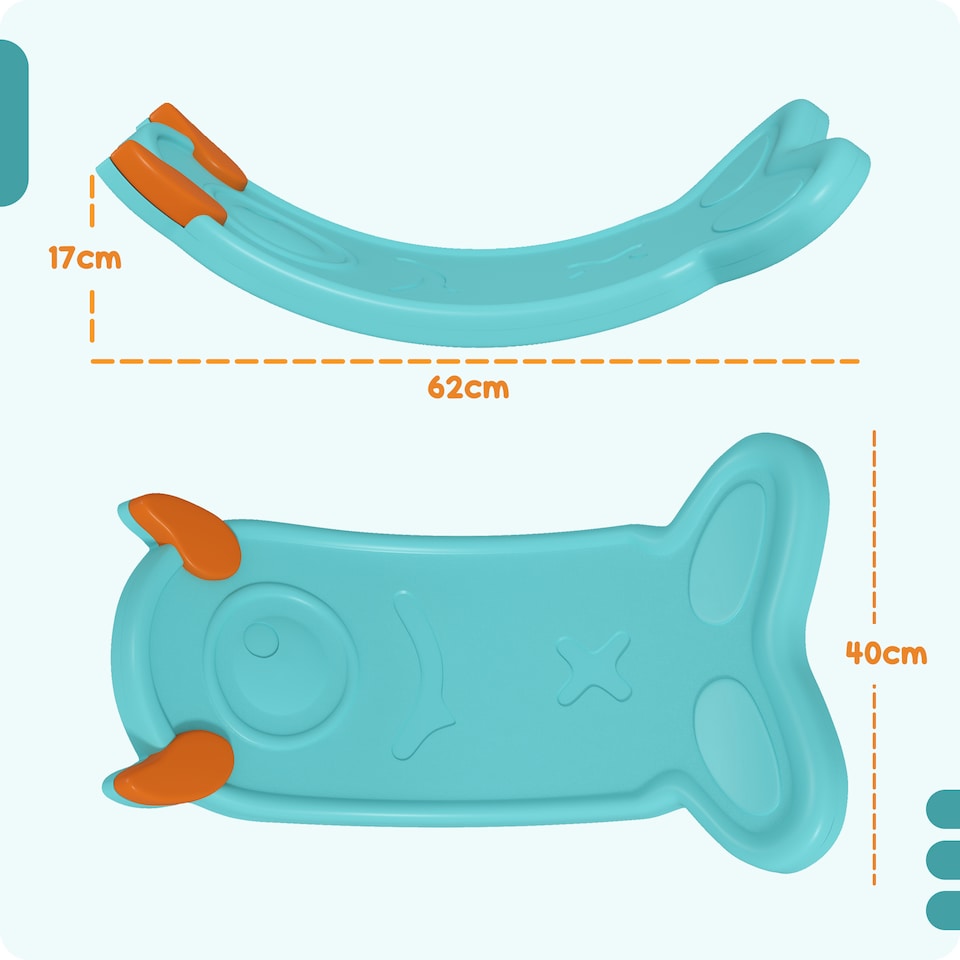 image 1 of AIYAPLAY Balance Board for Kids Balance Training & Sensory Play, Light Blue