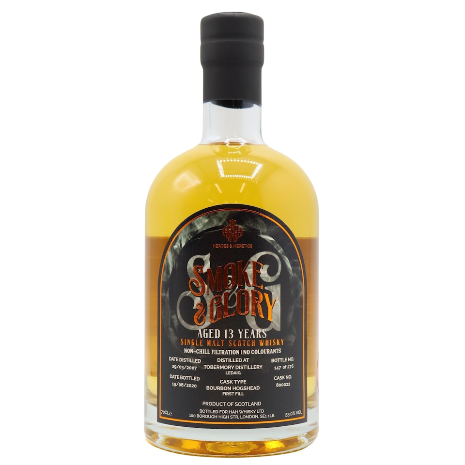 Ledaig - Heroes & Heretics - Smoke & Glory Single Cask No. 800022 2007 13 year old Whisky