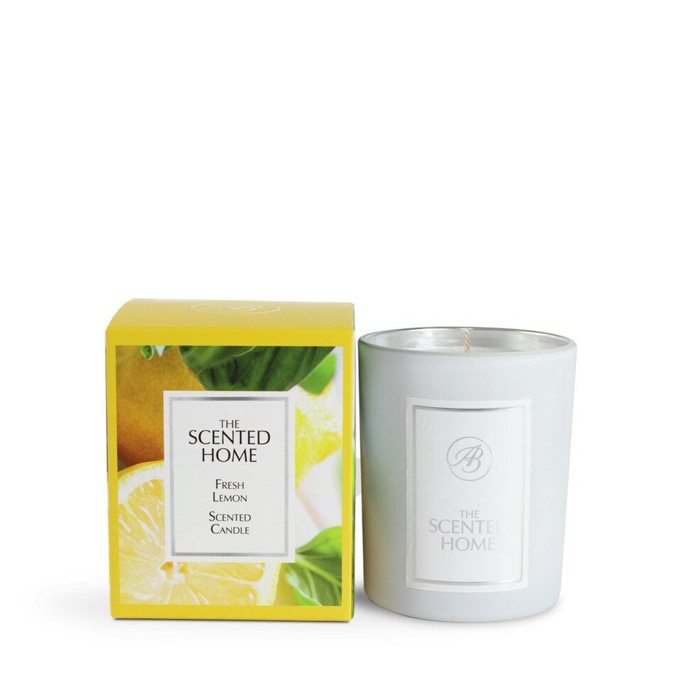 image 1 of Ashleigh & Burwood Fresh Lemon Scented Jar Candle 170g White