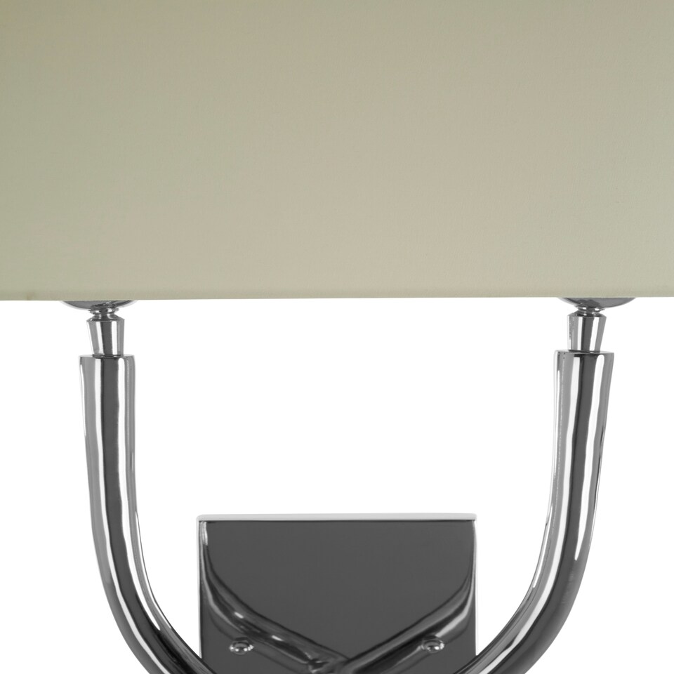 image 1 of Interiors by Premier Wall Light with Cross Base Silver