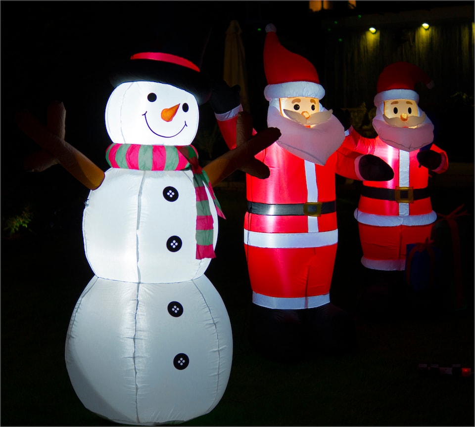 image 1 of St Helens Inflatable Santa Claus, 170cm