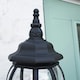 image 2 of ValueLights Black Windsor Outdoor Wall Light with 6W Warm White Bulb | Black