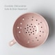 image 5 of Zeal Berry Colander Cup, Melamine Fruit and Berry Strainer, Rose Pink