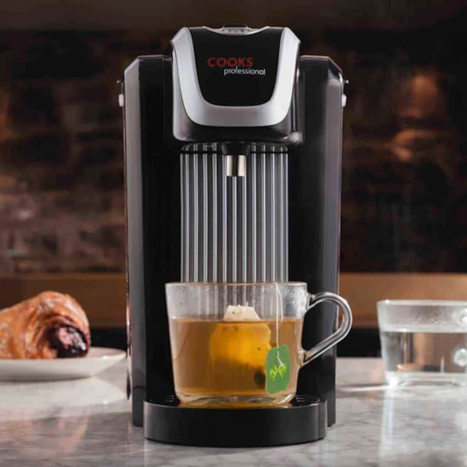 image 1 of Cooks Professional Hot Water Dispenser - 2600W - 2.5 Litre Capacity - One Touch Operation | Black | Black & Silver