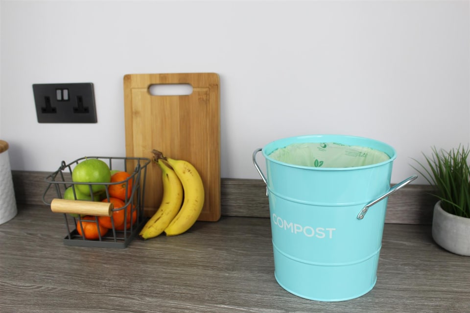 image 1 of BioLiner 3 Litre Mini Compostable Food Waste Bin Bags - 1 Roll