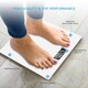 image 5 of Get Fit Bathroom Scales - Monitor Weight Loss - Digital Weighing Scale with High Precision Strain Gauge Sensor, LCD Display & Automatic On/Off - White