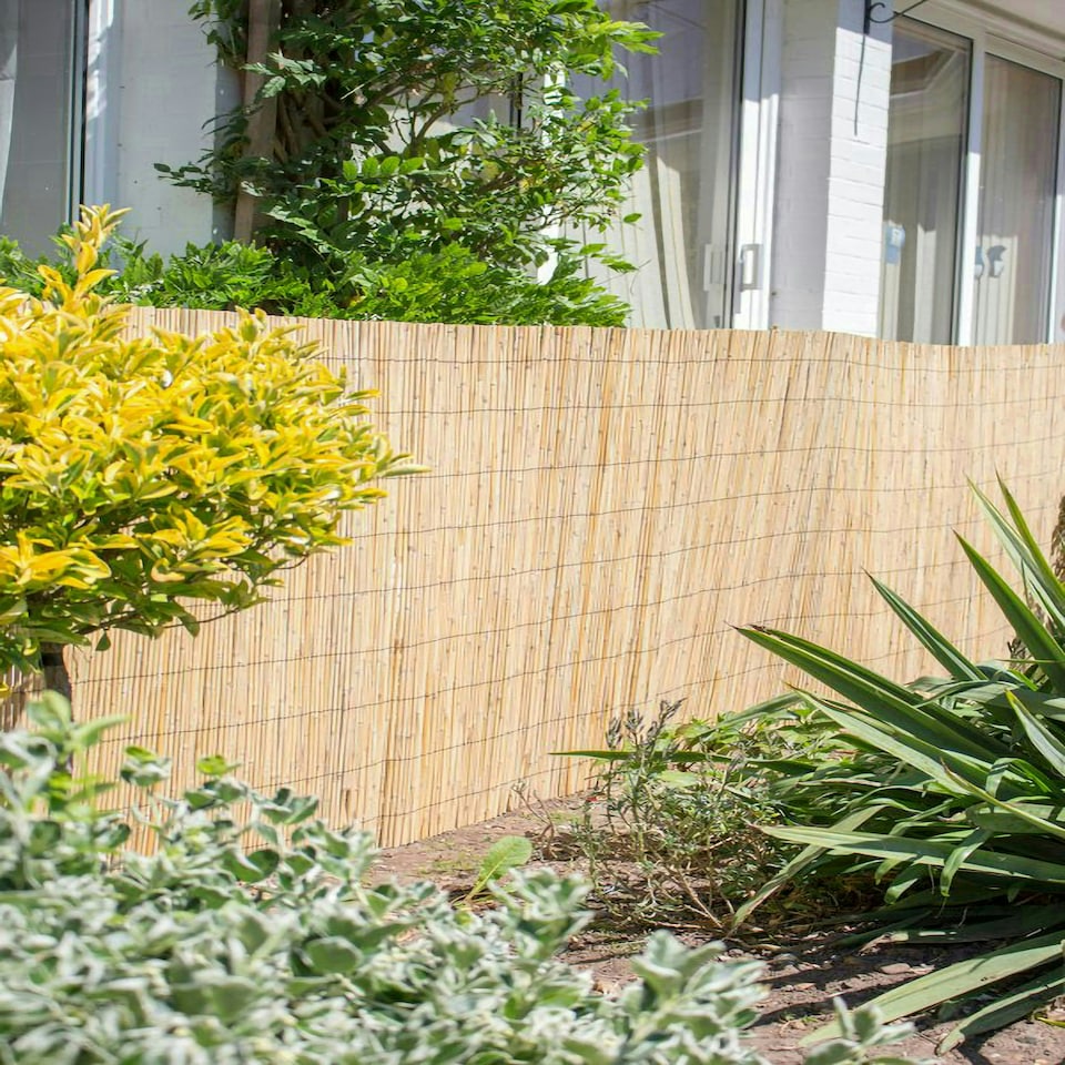 image 1 of Primrose Thick Natural Bamboo Style Reed Outdoor Patio Screening W3m x H1.2m