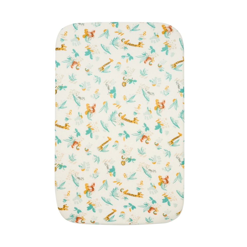 image 1 of Tutti Bambini Bedside Crib Fitted Sheets 2pk - Run Wild