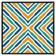 image 2 of Ethnic geometric figures (Picutre Frame) Brown | XL