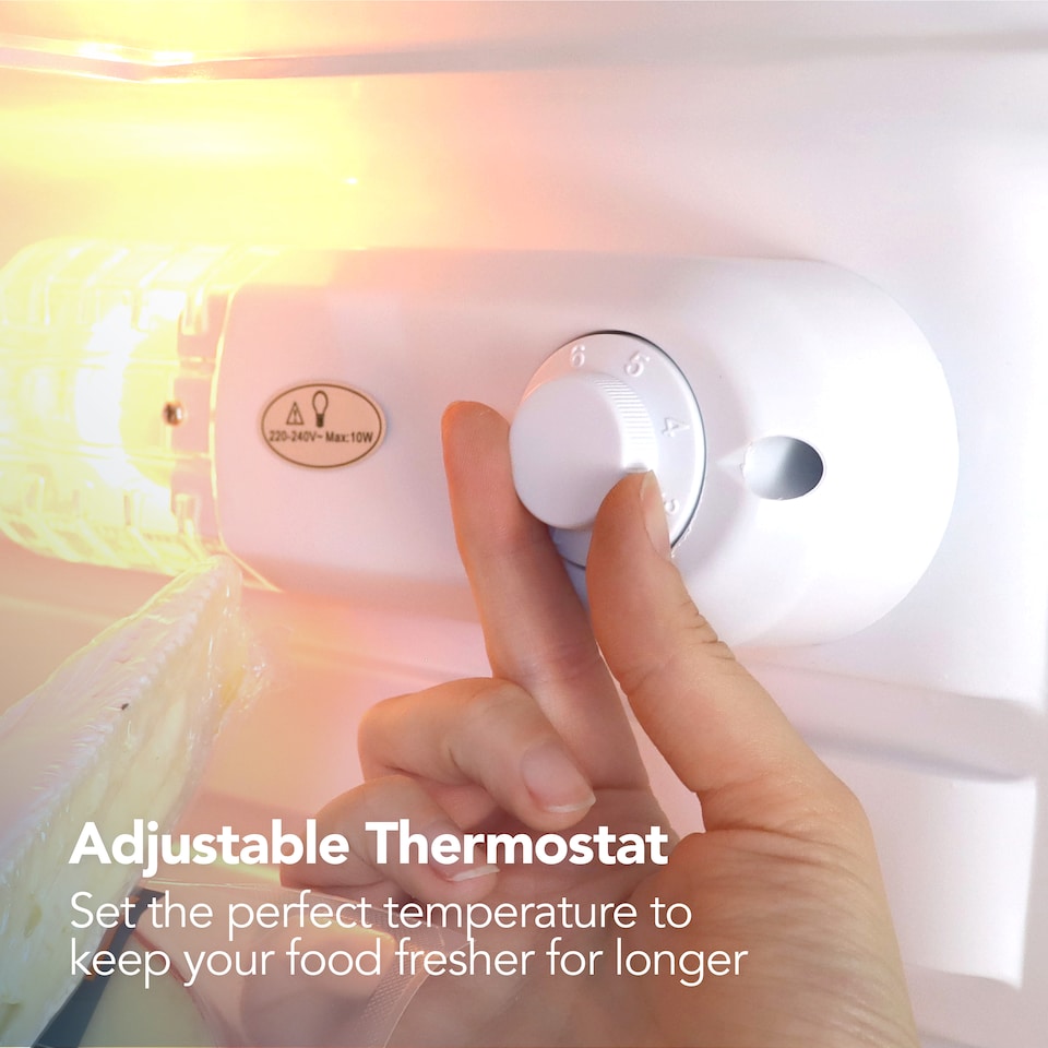 image 1 of Igenix IG255X Freestanding Under Counter Larder Fridge, 127 Litre, Inox