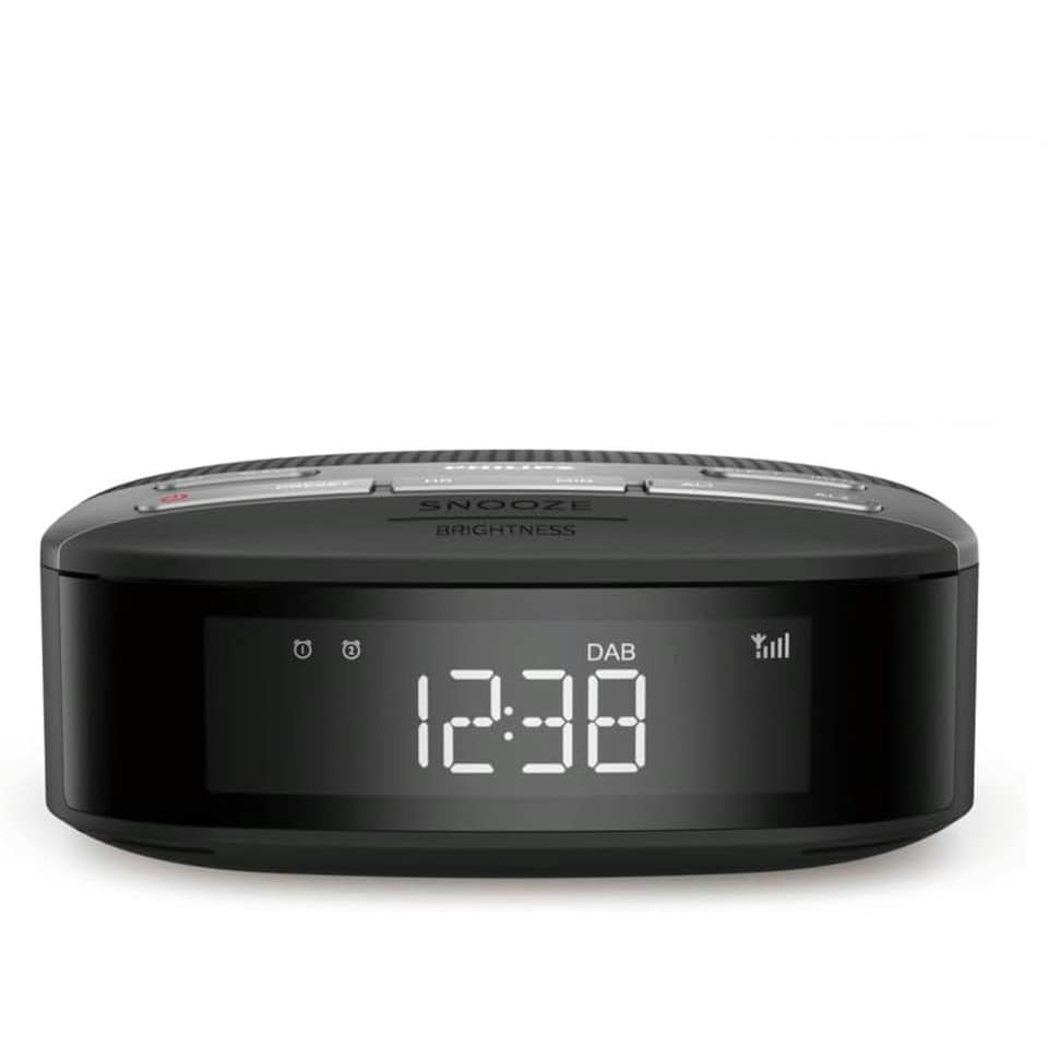 image 1 of Philips TAR3505 FM/DAB/DAB+ Radio Alarm Clock | Black