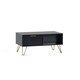 image 2 of Premium Matte Black Coffee Table | Black | Black