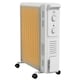 image 1 of HOMCOM 11 Fin Portable Oil Filled Heater Radiator, Energy Efficient, White