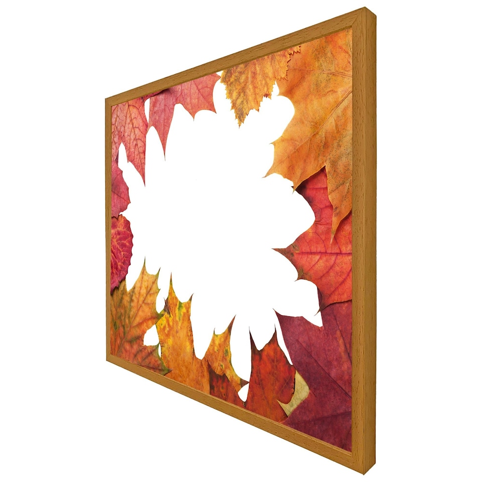image 1 of Red autumn border (Picture Frame) Brown | XL
