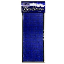 Pack of 1000 Self Adhesive Blue Gem Stones by Icon Craft
