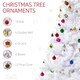 image 4 of HOMCOM 5ft Snow Artificial Christmas Tree w/ Metal Stand Decorations Home White