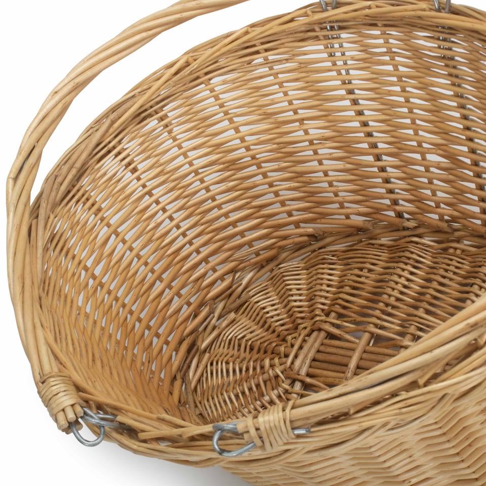 image 1 of Shopping Basket Medium Swing Handle Shopper | Brown | Brown | M