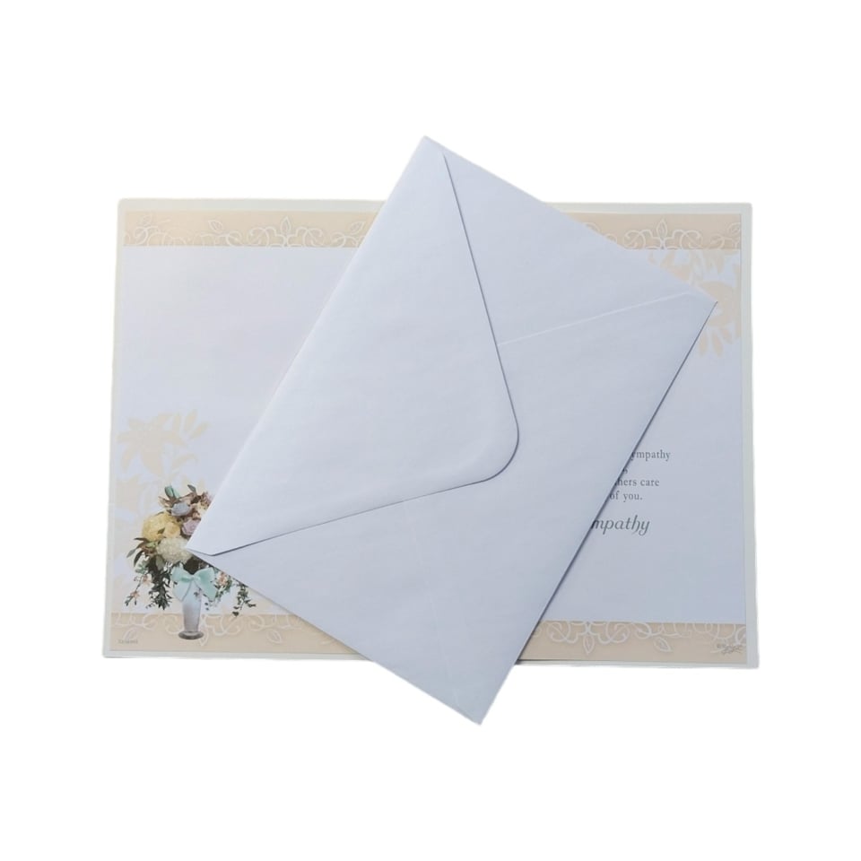 image 1 of With Sympathy On The Loss of Your Grandad Lily Flower Pot Design Card