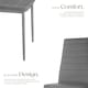 image 3 of Dining Chairs - high backrest, padded, synthetic leather  - Set of 4 Grey