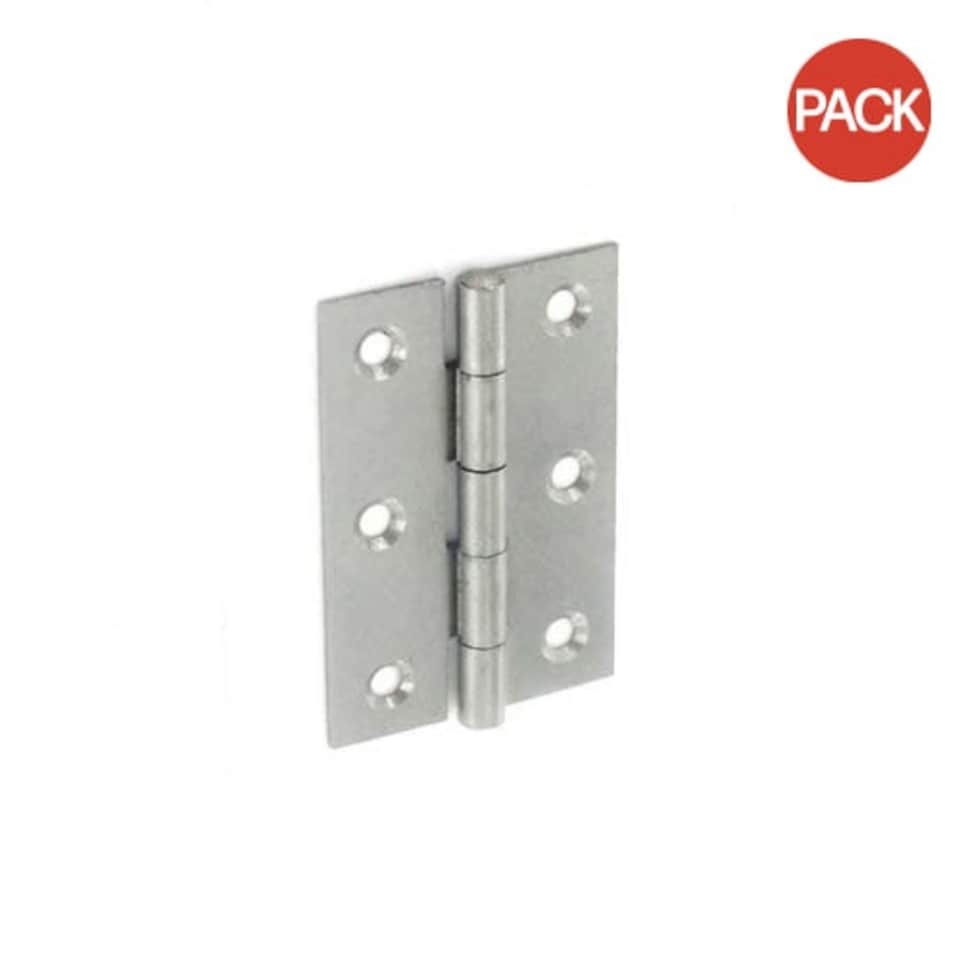 image 1 of Securit Steel Butt Hinges (Pack of 20) - Silver - One Size