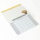 image 1 of 2026 Monthly Memo Board Calendar & Pen Flowers Design