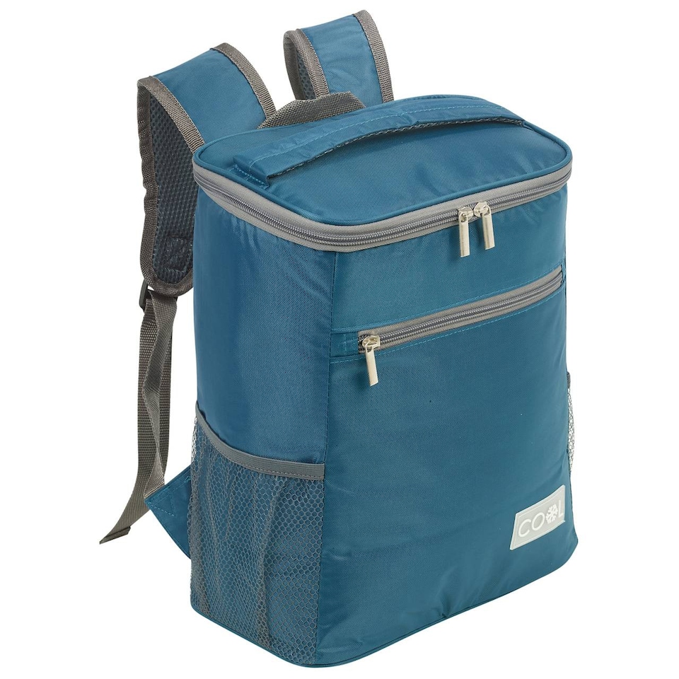 image 1 of Insulated Cooler Bag Leakproof Thermal Food Storage | Blue | Teal Blue | 10L Backpack | 1
