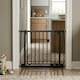 image 2 of Safetots Elite Pressure Safety Gate, 207cm - 216cm, Matt Black, Pressure Fit Stair Gate, Baby Gate for Doors Hallways and Spaces, Safety Barrier, Easy Installation