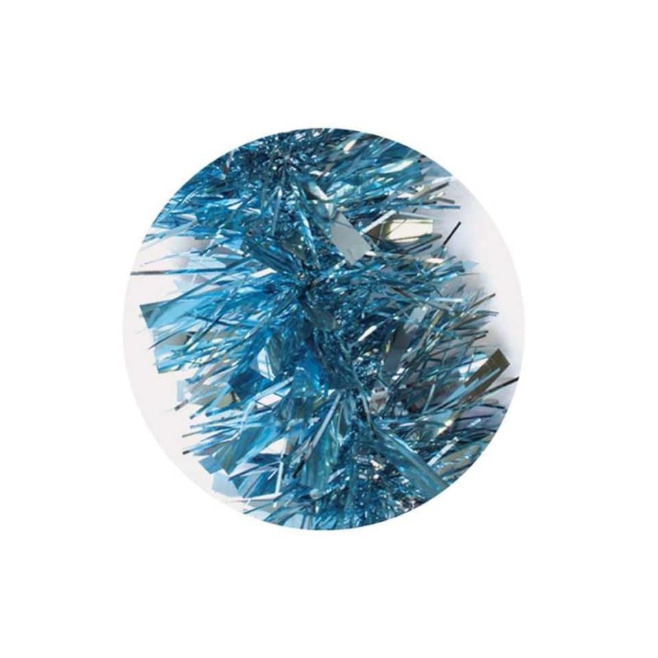 image 1 of 2m Pale Blue Christmas Chunky Tinsel