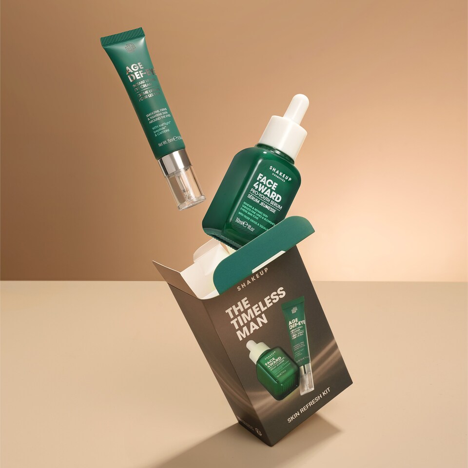image 1 of Shakeup Cosmetics THE TIMELESS MAN Anti-Ageing Skincare Kit For Men