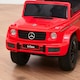 image 8 of HOMCOM Kids Ride-on Push Car 3 in 1 Benz G350 Baby Floor Slider Walker, Red