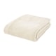 image 4 of Catherine Lansfield Extra Large Raschel Velvet Touch Blanket Throw | Cream