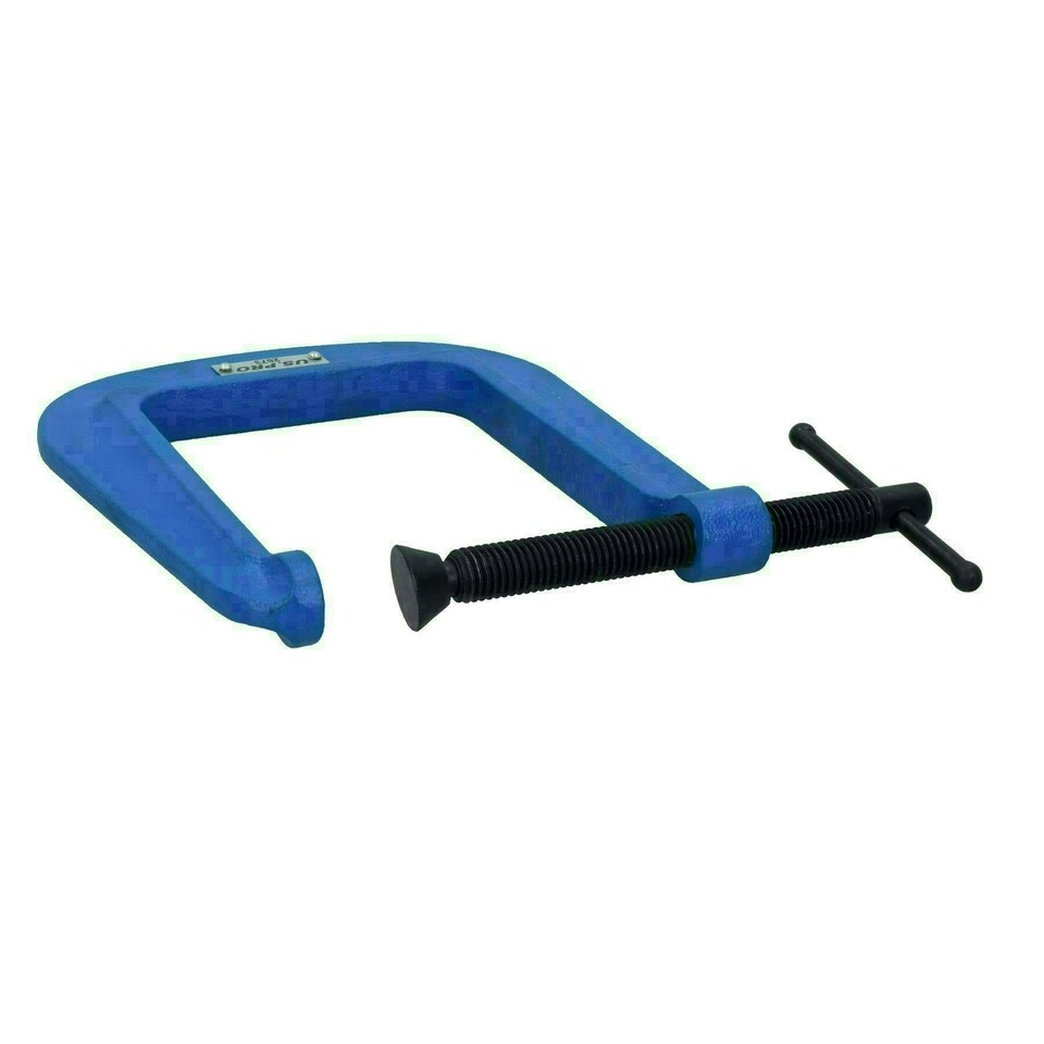 image 1 of 3" (75mm) Deep Throat (4-1/2") G Clamp Grip Holder Clamp Vice Clamping 24 Pack