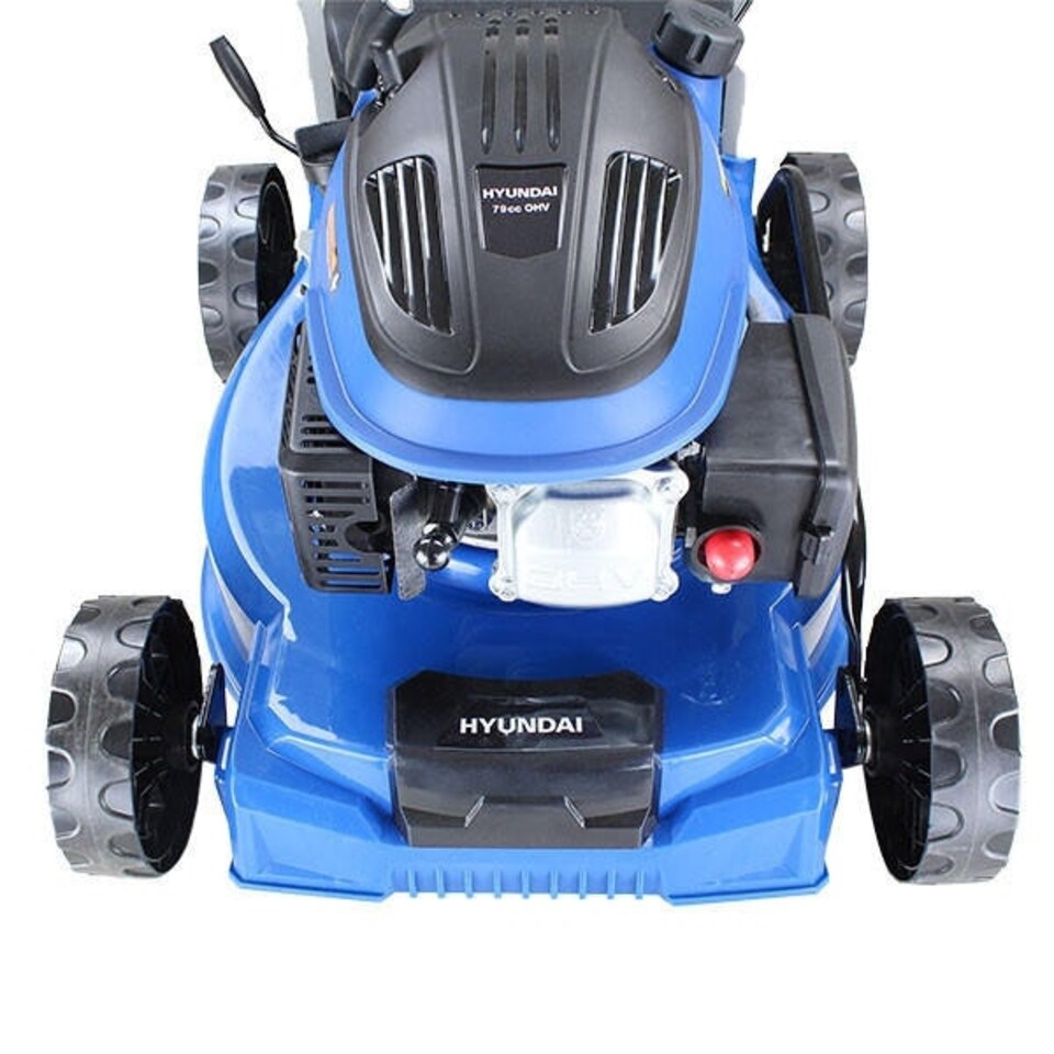 image 1 of Hyundai Petrol Lawnmower 79cc 400mm Push Rotary | HYM400P