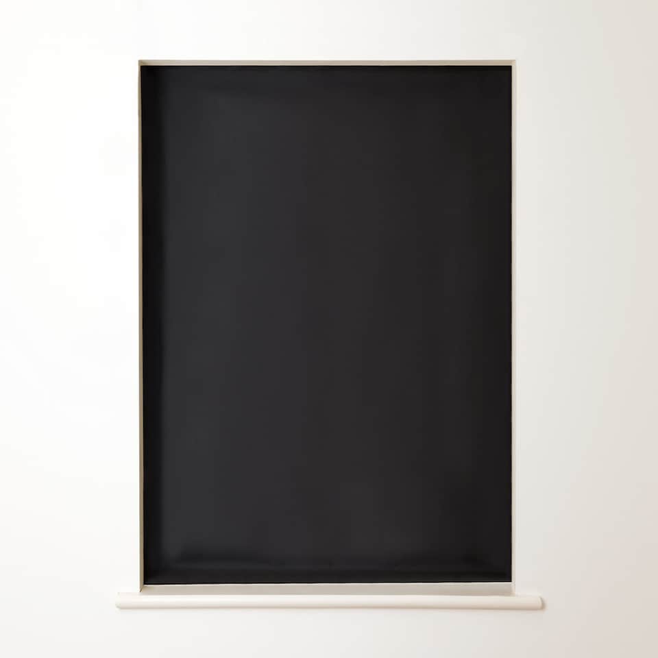 image 1 of Easyblinds easynight premium blackout blind, black, complete blackout, self-adhesive attachments, cut to size/shape up to 100x135cm | Black | Black | Not provided | 1