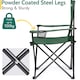 image 3 of Folding Camping Chair - Green