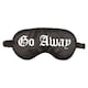 image 1 of Something Different Go Away Gothic Satin Sleep Mask - Black - One Size