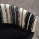 image 3 of Interiors by Premier Cefena Black and White Chair Black