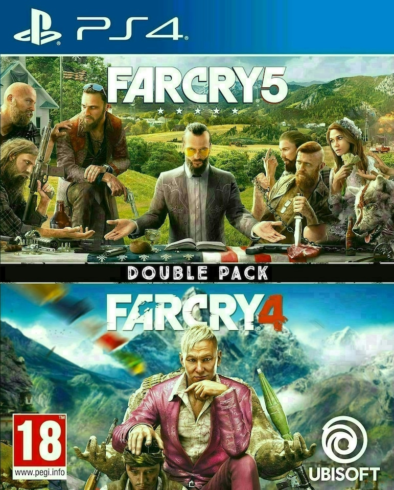image 1 of Far Cry 4 & Far Cry 5 (Double Pack)  PS4