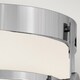 image 3 of Harper 3 Light Flush Ceiling Light, Polished Chrome